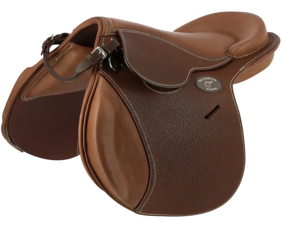 Usine Directe Selle bardette Guy Cantin Evolution jumping – 15,5&Prime; – Havane