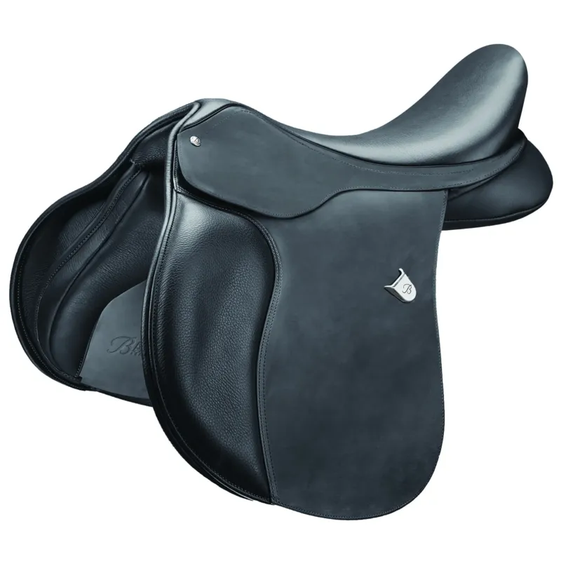 Nouvel Arrivage Selle mixte Bates cuir Heritage - 16,5" - Noir