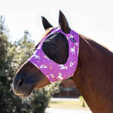 Masque Anti-mouches avec oreilles Lycra Licorne – Pro Tech – Violet – L Prix Cass