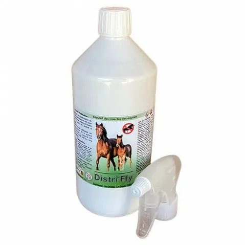 Distri&rsquo;Fly – Anti mouche cheval naturel – 1 L Authentique