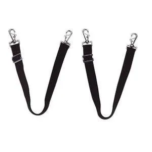 EQUITHEME – Courroies de Cuisses Doubles Mousquetons pour Couverture Must-Have