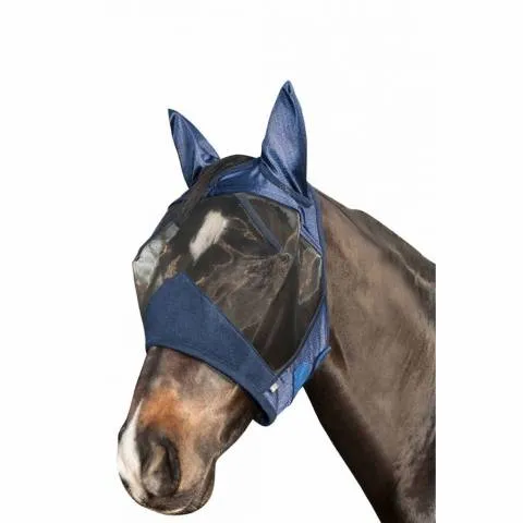 Commander Maintenant Masque anti-mouches High Professional - HKM - Maille extra fine - Noir - Poney