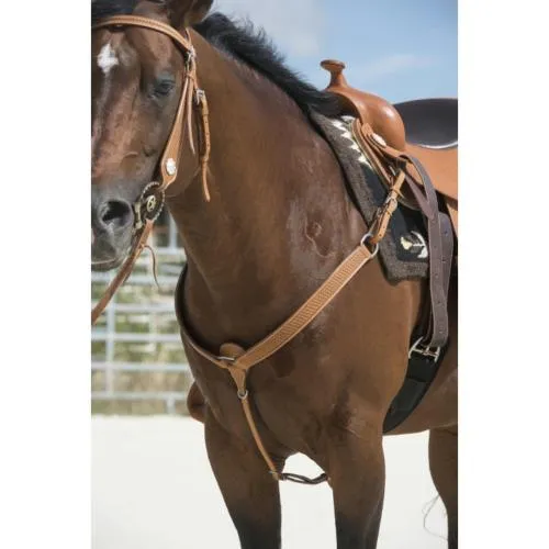 FRANCK PERRET - Collier de chasse cuir basket WESTERN AURORA WESTRIDE Dernire Chance