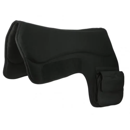 Promotion FRANCK PERRET - Tapis de Selle WESTERN poches en MESH 16 MM WESTRIDE