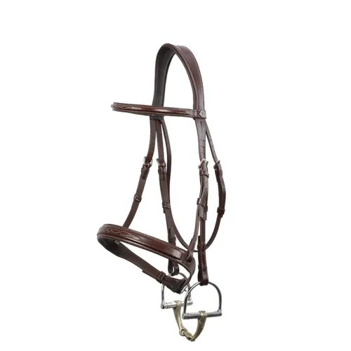 Meilleur Prix SIGNATURE SPORT by ANTARES - Bridon anatomique Muserolle franaise HUNTER