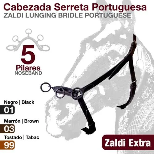 Offre Exclusive ZALDI - Caveon serreta portugais 5 anneaux avec montants