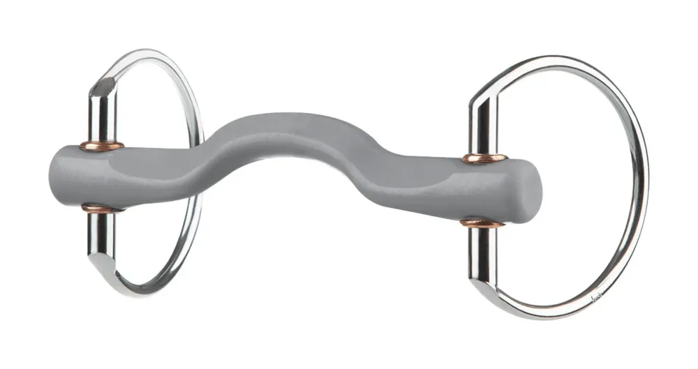 Mors de filet Beris olives passage de langue Konnex - 130 mm - Doux Commande En Gros