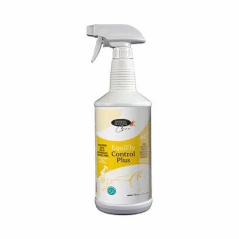 Bon March EQUIFLY Control Plus Spray anti-mouches naturel pour chevaux & levage (bio) - 1 L