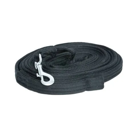 Longe coton double - HFI - 8 m - NOIR - 8 M Rduction