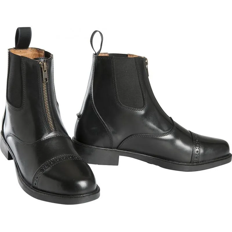 Prix Promo EQUITHEME - Boots Equitation ZIP Cuir surpiqu 36 FR
