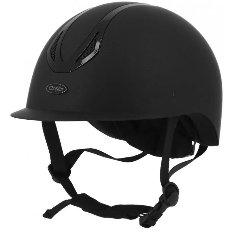 Expdition Rapide CHOPLIN - Casque d'Equitation AERO Coque Microfibres sude Taille : 49/52