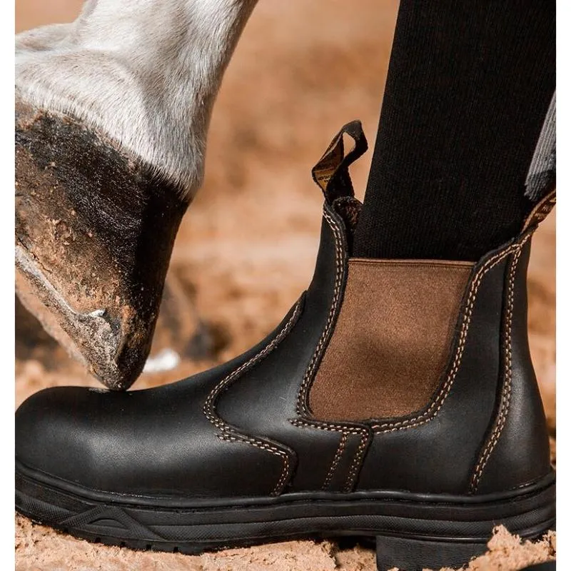 MOUNTAIN HORSE - Boots Scurit Coque Acier Groom et Cavalier EN 20345 POINTURE Jusqu puisement Des Stocks