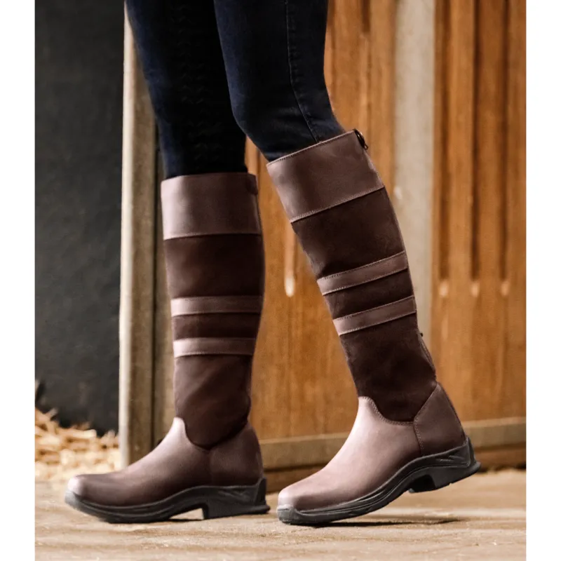 ELT - Bottes d'Ecurie Hautes Fourres en Cuir, OAKLAND CHOISIR UNE POINTURE Meilleur Prix