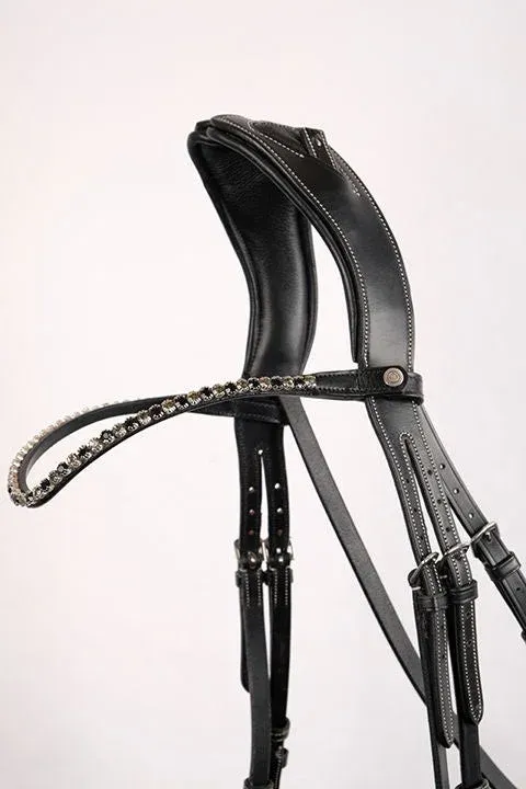Acheter En Ligne Frontal Montar Fair crystal noir curv - Grand cheval - Noir