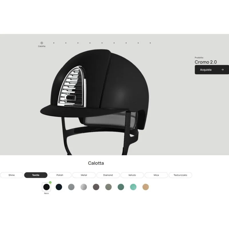 Satisfait Ou Rembours KEP ITALIA - Casque CROMO 2.0 Sur Mesure ( Commander) Sans Plaque