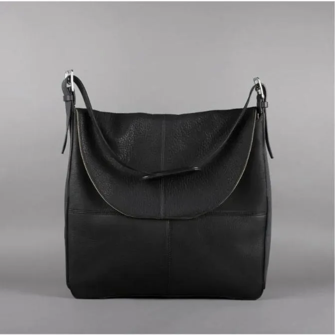 ANTARES - Sac Besace Port Bandoulire en Cuir Grain MILANO NOIR Commande En Gros
