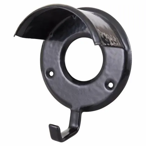 Porte bridon mtal noir - BR - acier galvanis Certifi