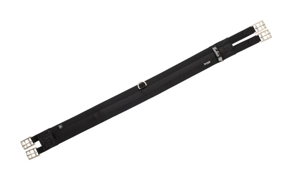 Offre Exclusive Sangle de saut en tissu avec lastiques Umbria Equitazione - 125 cm - Noir
