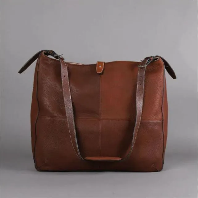 ANTARES - Sac Cabas Bandoulire en Cuir Grain PARIS NOIR Bon March