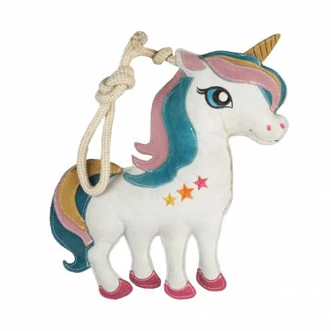 Jouet de box Licorne - HORKA - Cuir sud - Blanc - Unique Acheter Direct