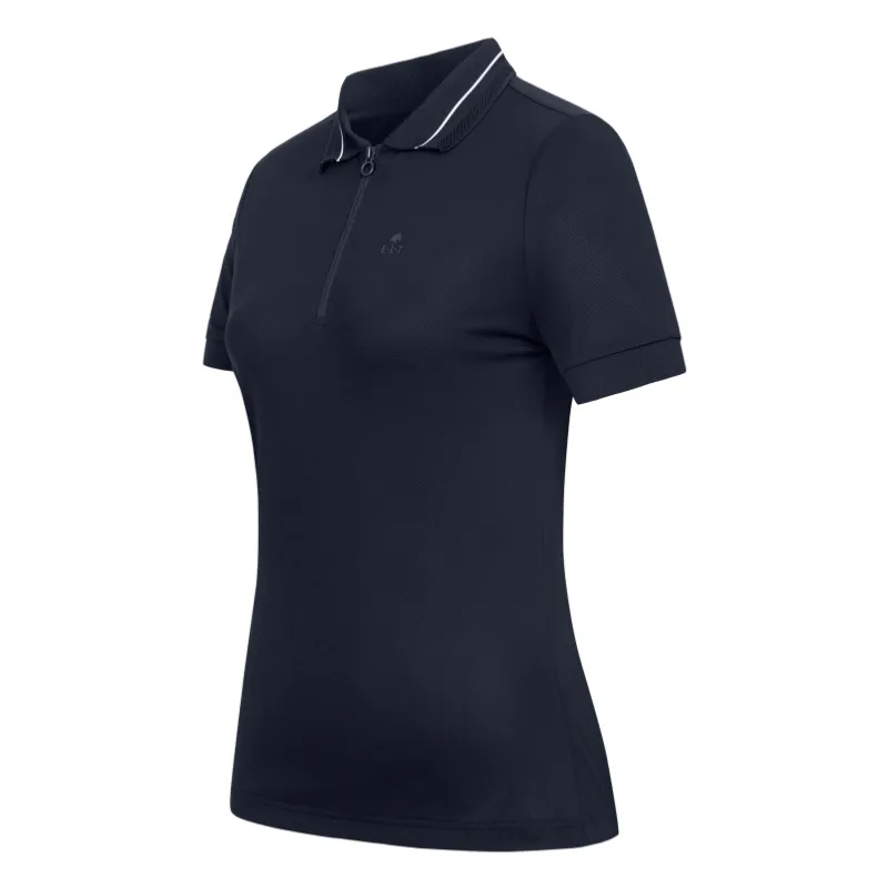 Prix Bas ELT - Polo respirant femme manches courtes col zipp PRAG XXS FEMME