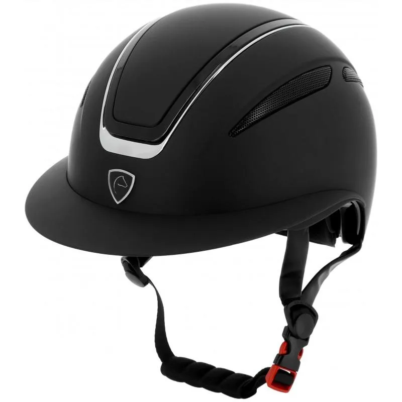 Prix Choc EQUITHME - Casque quitation AGRIS avec visire large TAILLE 53/55