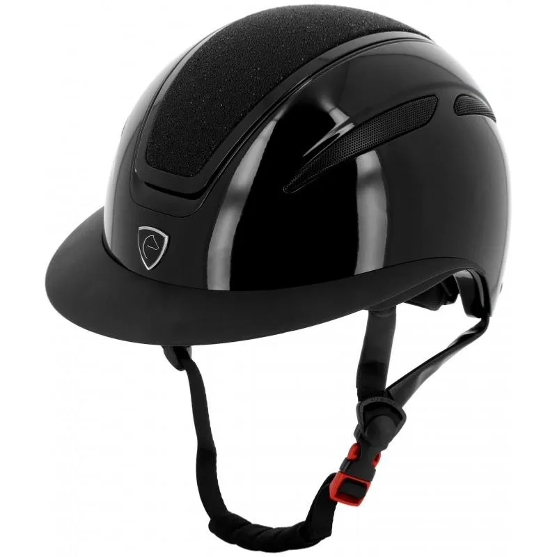 Offre Spciale EQUITHME - Casque quitation AGRIS paillet avec visire large TAILLE 53/55