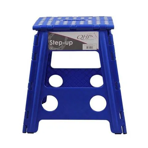 Vente Directe Montoir pliant step up 39cm - QHP - charge max 100kg - turquoise