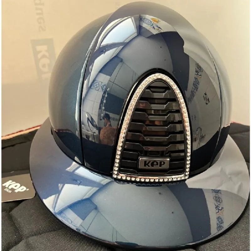 Bon March KEP ITALIA - Casque Cromo 2.0 Shine BOLOGNA Blue EDITION LIMITEE TAILLE 51 CM