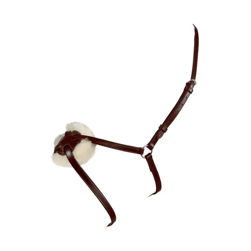 Nouvelle Collection Bride avec muserolle mexicaine Equestro - Cheval - Marron fonc