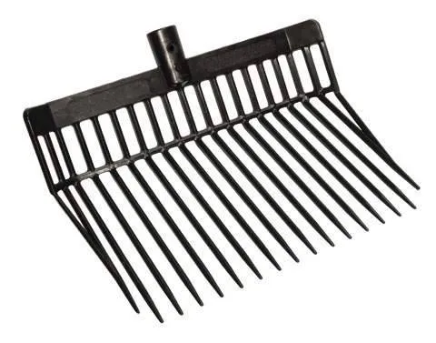 Prix Choc Fourche fumier Premium avec manche - Noir - Unique
