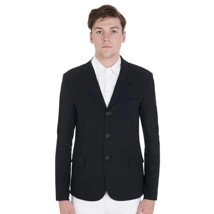 EQUESTRO - Veste de concours perfore HOMME lgre 3 Boutons S HOMME MARINE Meilleur Choix