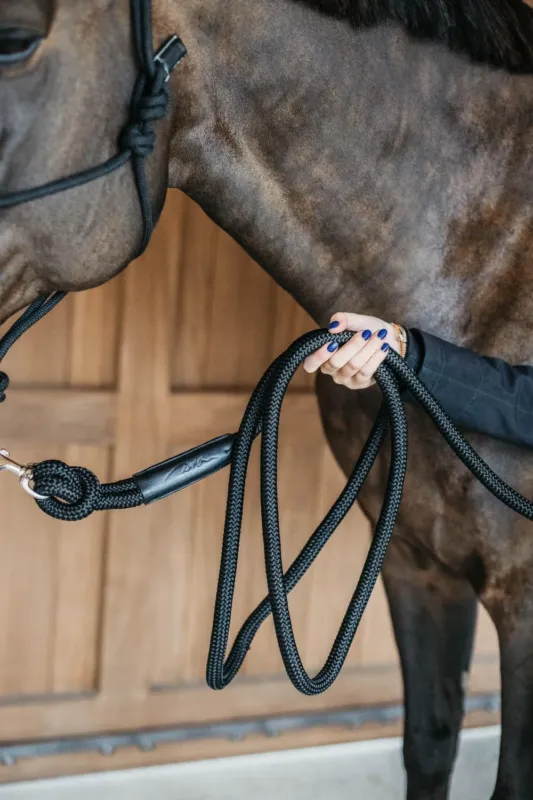 Marque Longe d'entrainement Dy'on avec mousqueton - Noir