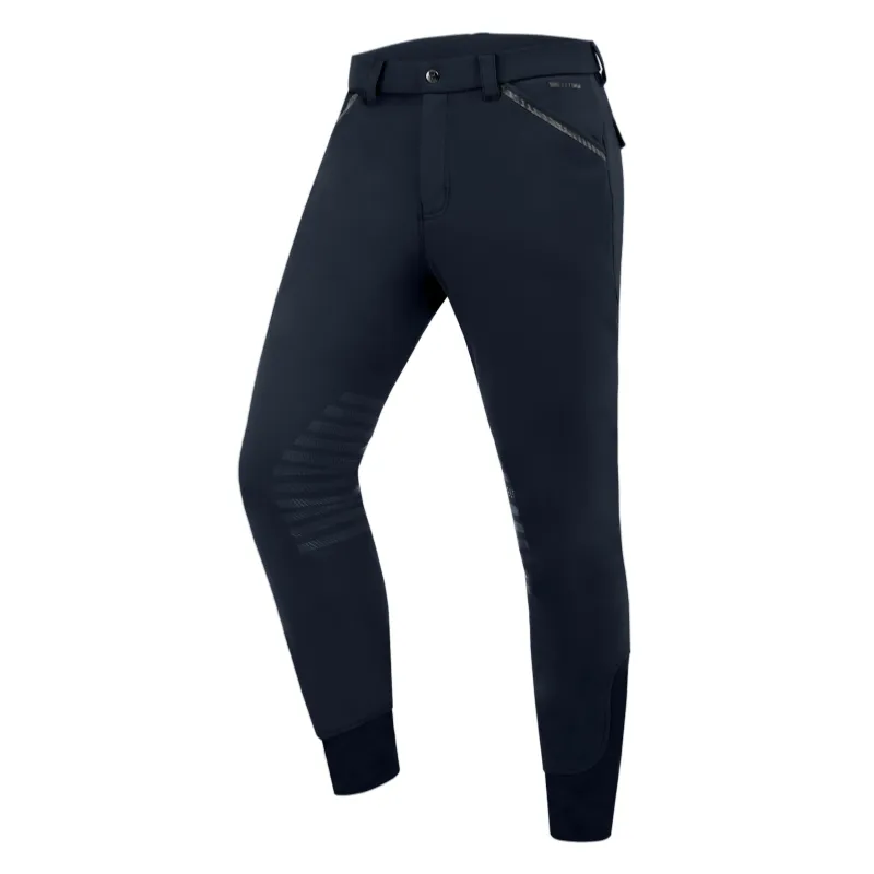 ELT - Pantalon Equitation HOMME avec GRIP Silicone aux Genoux MAILO 40 FR HOMME MARINE Satisfait Ou Rembours