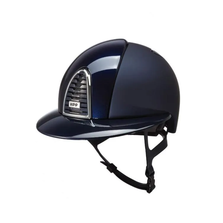Bon March KEP ITALIA - Casque CROMO 2.0 Textile/Polish Visire polo Modulable Noir Tour de Grille Chrom TAILLE 51 CM