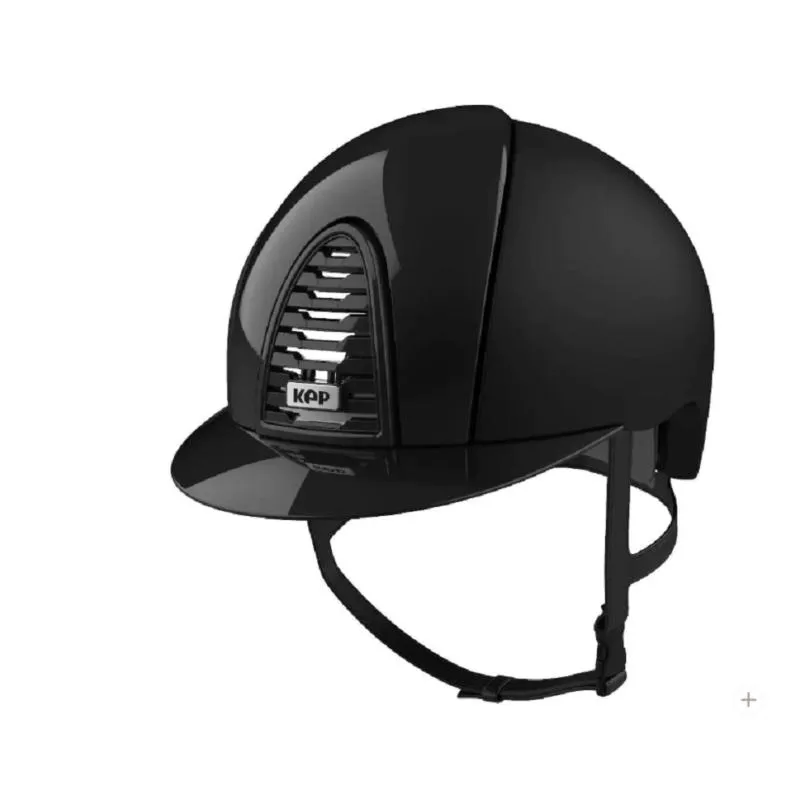 KEP ITALIA - Casque CROMO 2.0 Textile/Polish Visire Standard NOIR Visire Standard TAILLE 51 CM Vente Flash