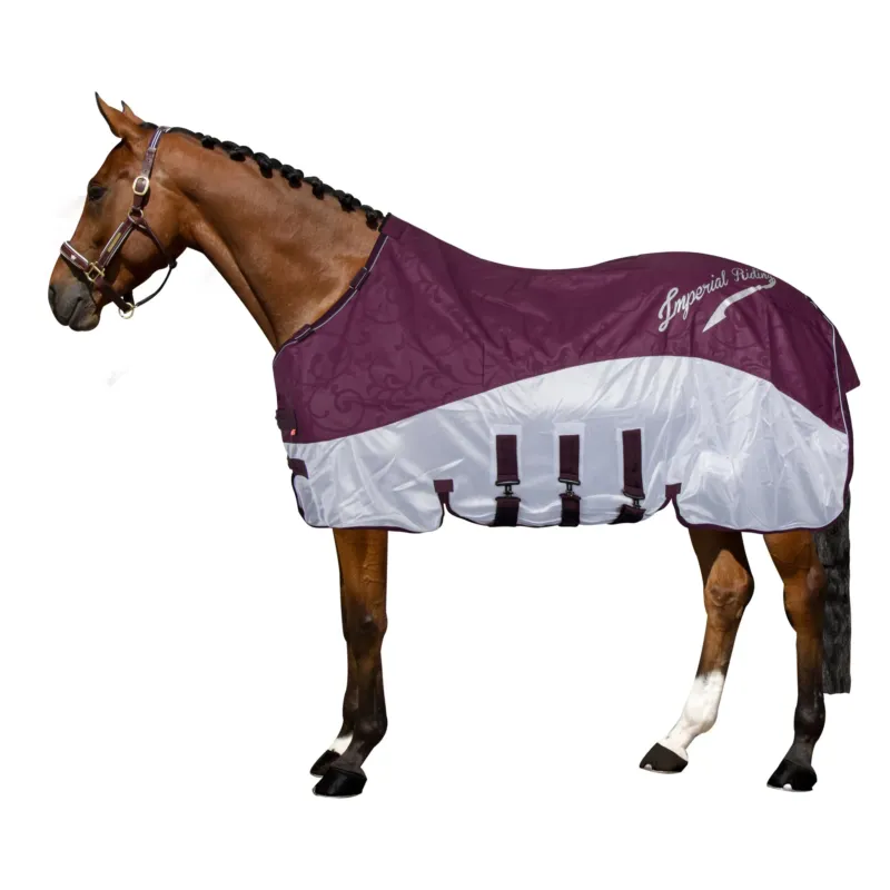 Quantit Limite Couverture anti-mouches et pluie Imperial Riding Super-dry - 115 cm - Bordeaux