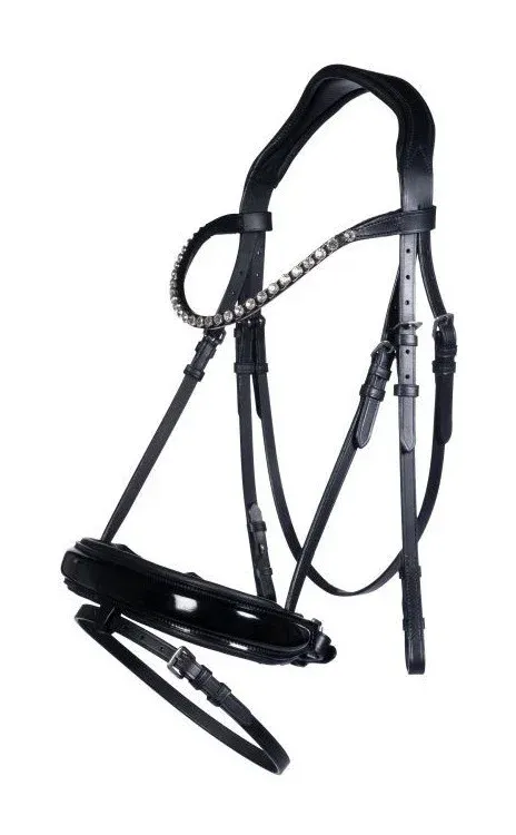 Bridon Fleur HKM - Cheval - Noir Prix Cass