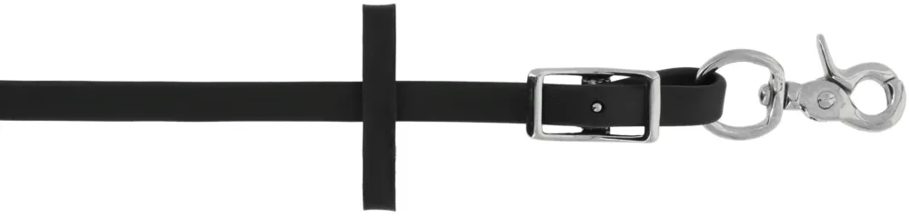 Rnes caoutchouc Norton Training PVC - Poney - Noir Retour Gratuit