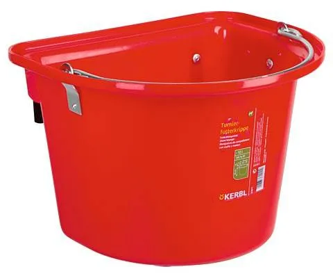 Mangeoire Amovible avec anse 12L - Kerbl - Noir Populaire
