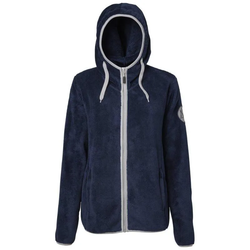 MOUNTAIN HORSE - Sweat Zipp Capuche Polaire TEDDY FUZZY XS FEMME MARINE Commander Maintenant