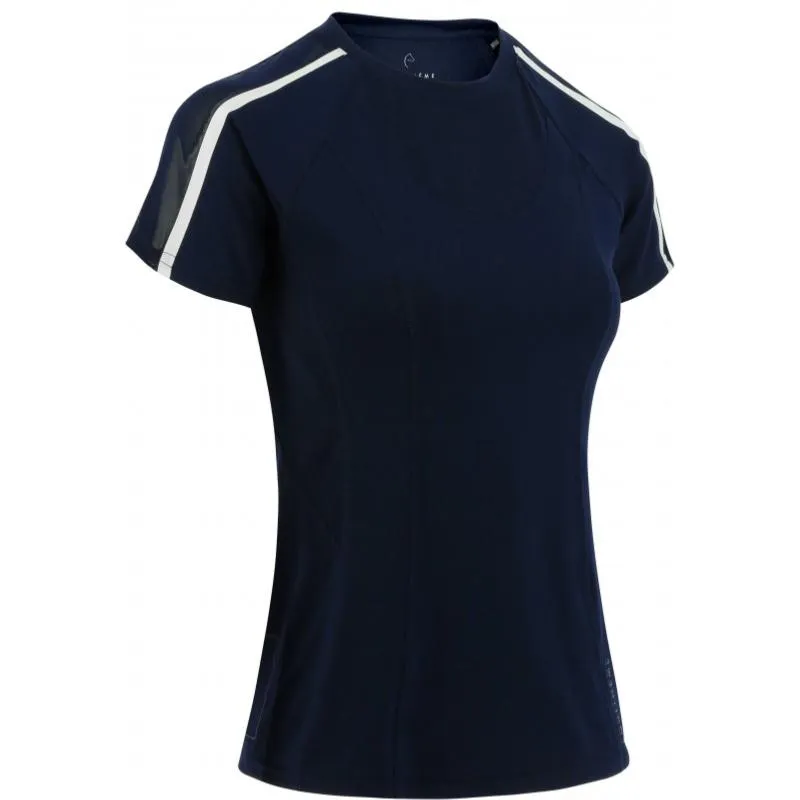 Livraison Gratuite EQUITHME - T-shirt Femme en maille respirante MARION MARINE XS FEMME
