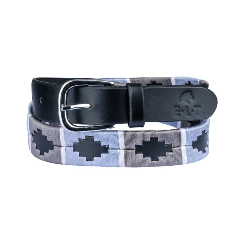 ELT - Ceinture Equitation Femme en Cuir GEMMA, ELT PARIS BLEU 75 CM Prix Promo