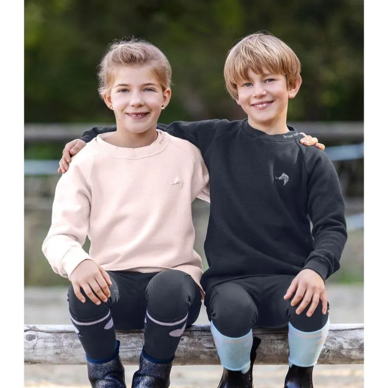 Haute Qualit ELT - Sweat quitation col rond ENFANT, JUNIOR Lucky MARLA 110 CM /116 CM MARINE