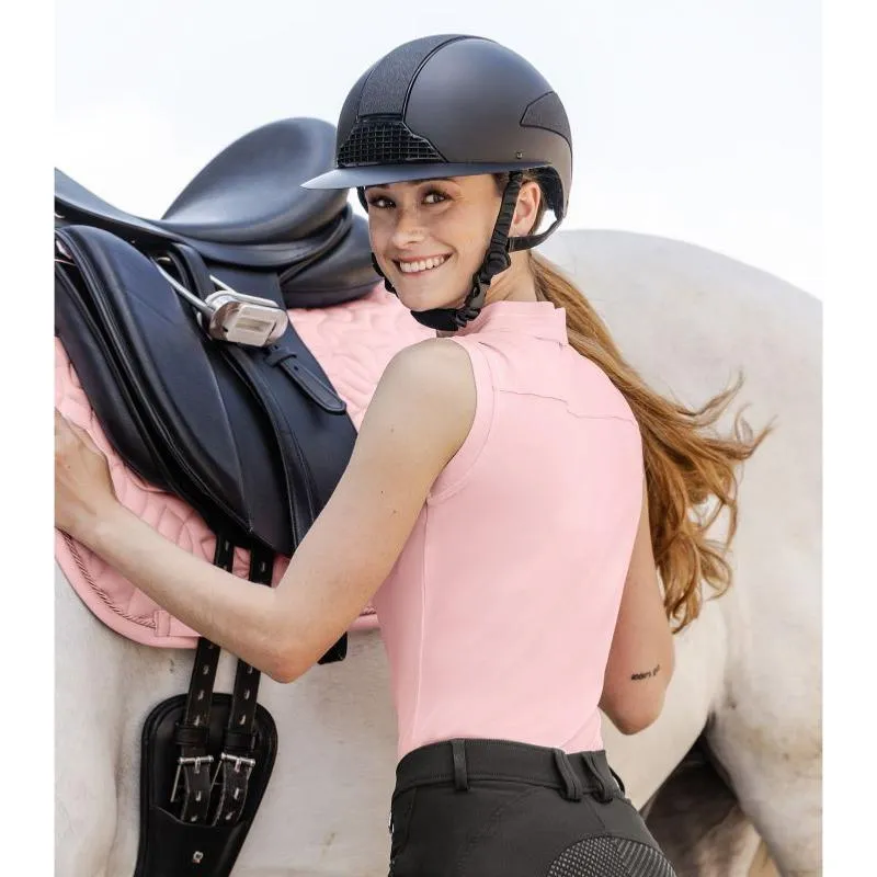 Haute Qualit ELT - Polo respirant femme sans manches col zipp PARIS S FEMME MARINE