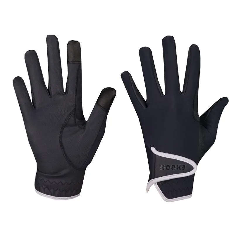 Achetez Aujourdhui HORKA - Gants d'quitation fins et stretch avec mains grip ORIGINALS XS FEMME NOIR