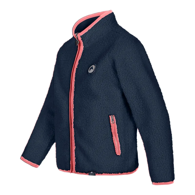 Remise ELT - Veste Polaire Equitation pour Enfant, Junior LUCKY Lana 104/110 CM MARINE