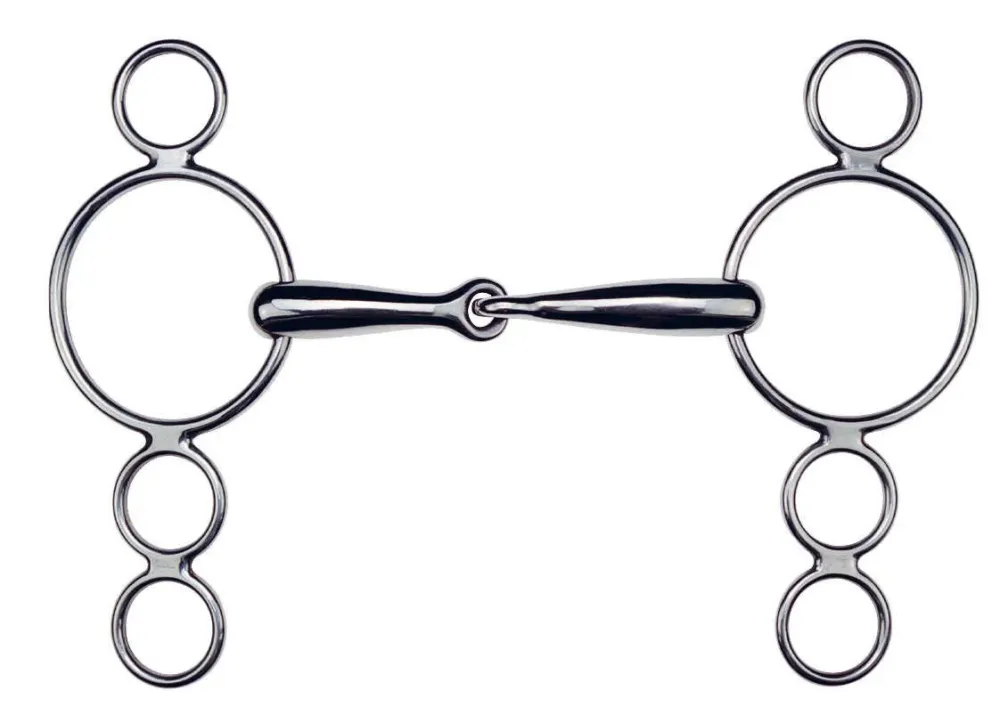 Mors rglable Feeling 4 anneaux plein - 145 mm Prix Bas
