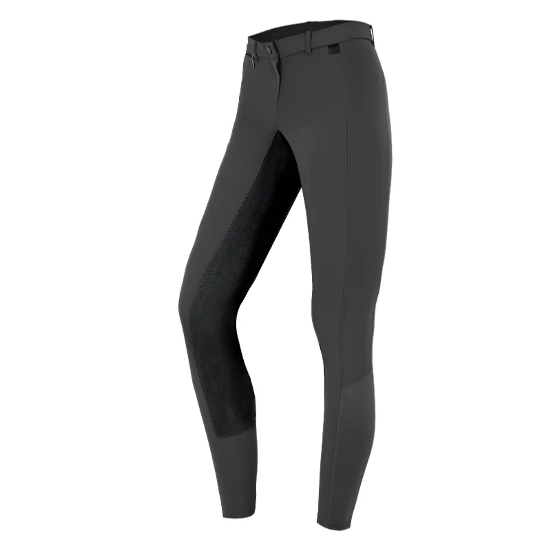 ELT - Culotte d'Equitation Junior Microfibres Fond de Peau Intgral MICRO SPORT 140 CM GRIS Offre Spciale