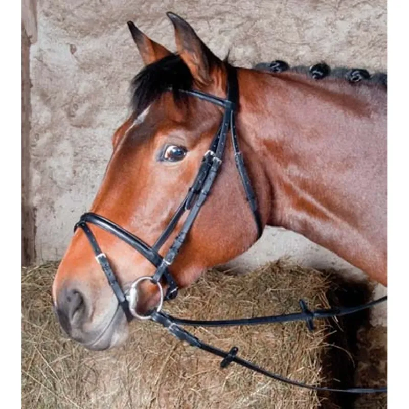 Bridon cuir Bellini T de T - Poney - Noir Certifi